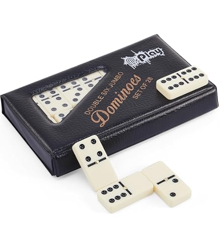 Domino  Amazon.com: CHH D6 Standard Dominoes Ivory with White Pips